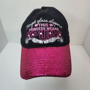 Forget Glass Slippers This Princess Wears Spurs Womens Black with Pink